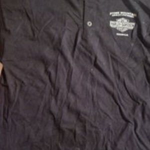 Harley Davidson dealer short sleeve Henley T-shirt …